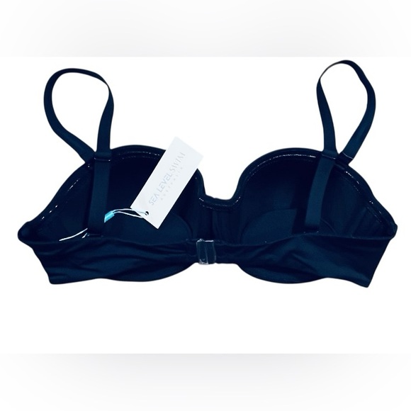 NWT Sea Level Essentials Twist Front Bandeau Bikini Top - Picture 9 of 16